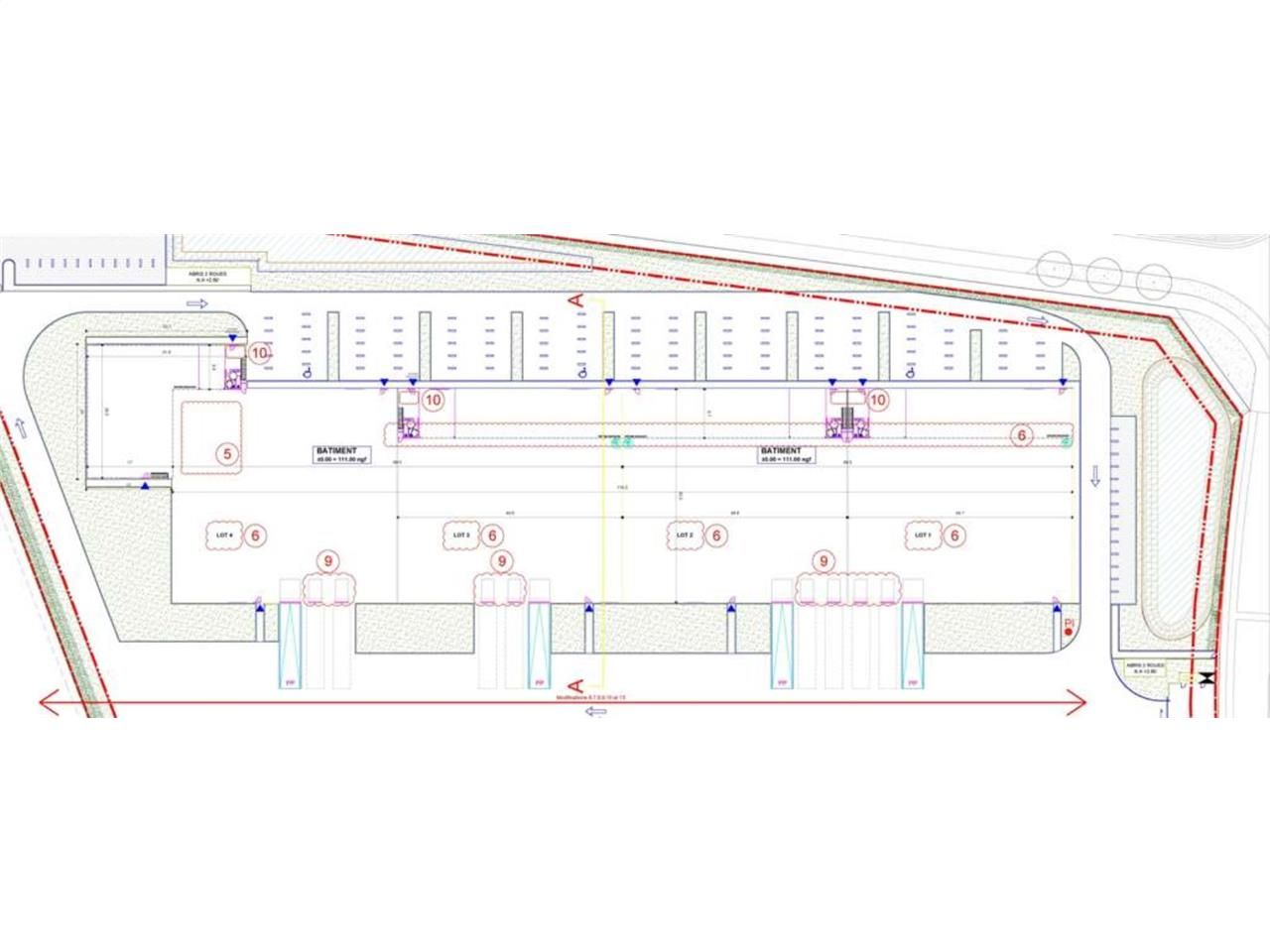 Location entrepots 2344 m² non divisibles