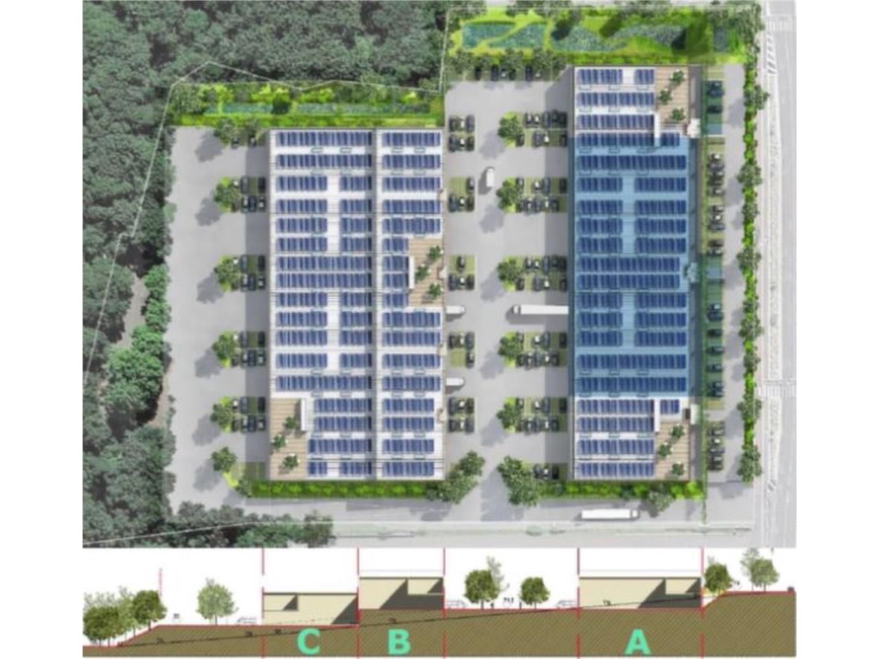 Location entrepots 12128 m² divisibles à partir de 980 m²