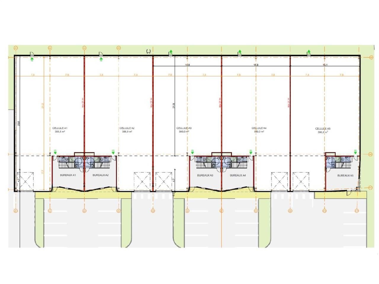 Location entrepots 4683 m² divisibles à partir de 510 m²