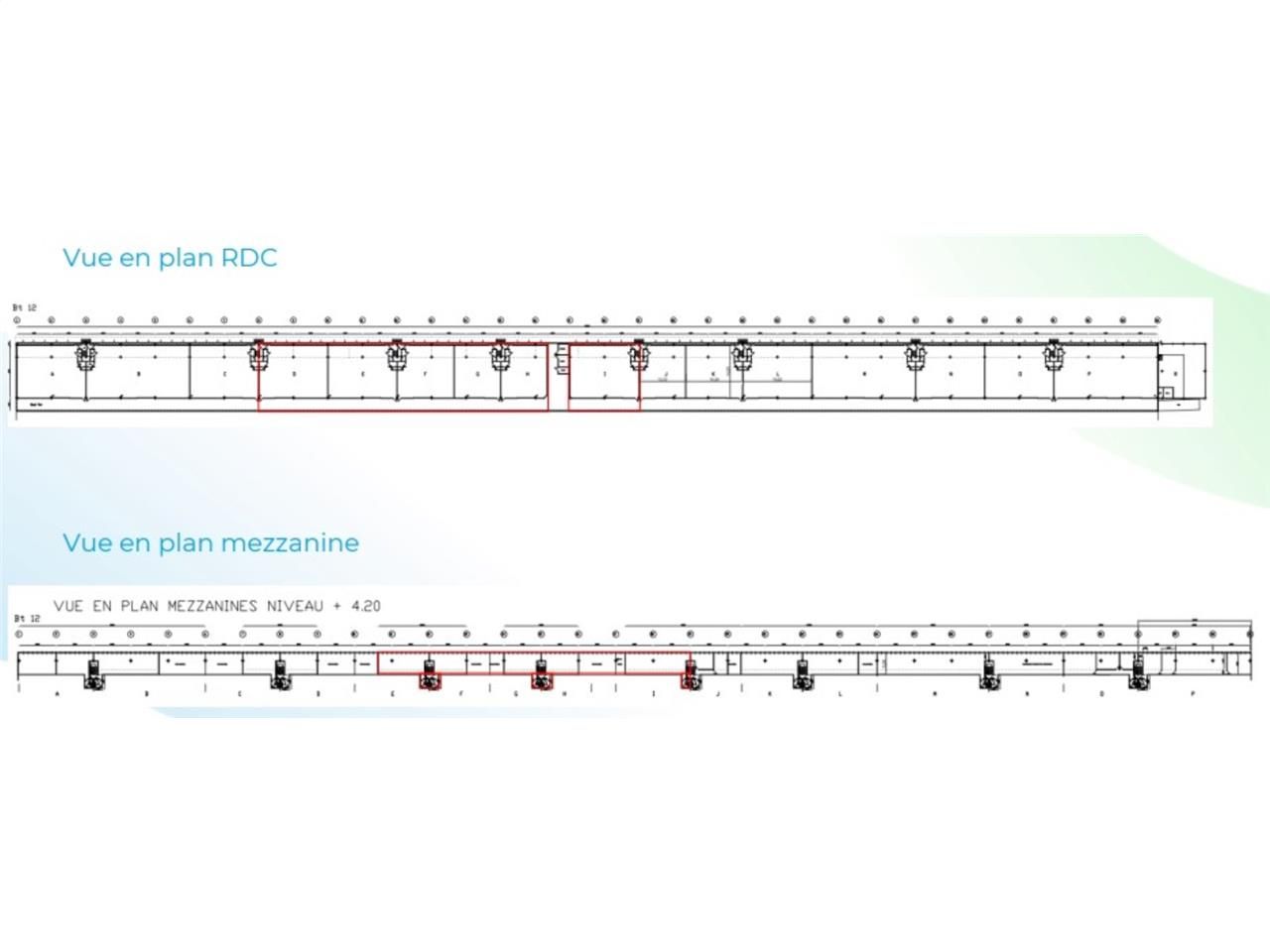 Location entrepots 2392 m² divisibles à partir de 321 m²
