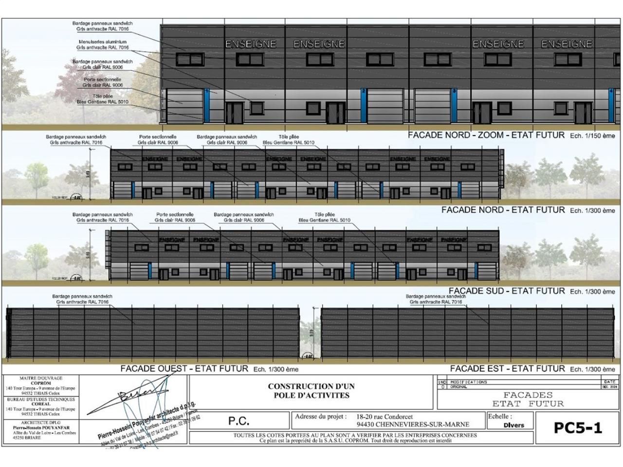 Vente entrepots 6136 m² divisibles à partir de 421 m²