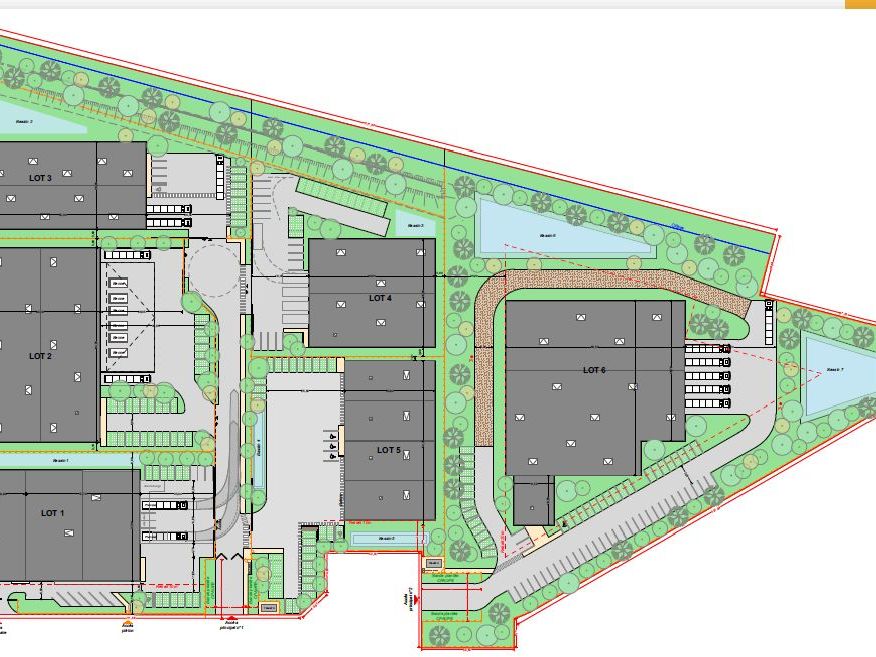 Location entrepots 1675 m² non divisibles