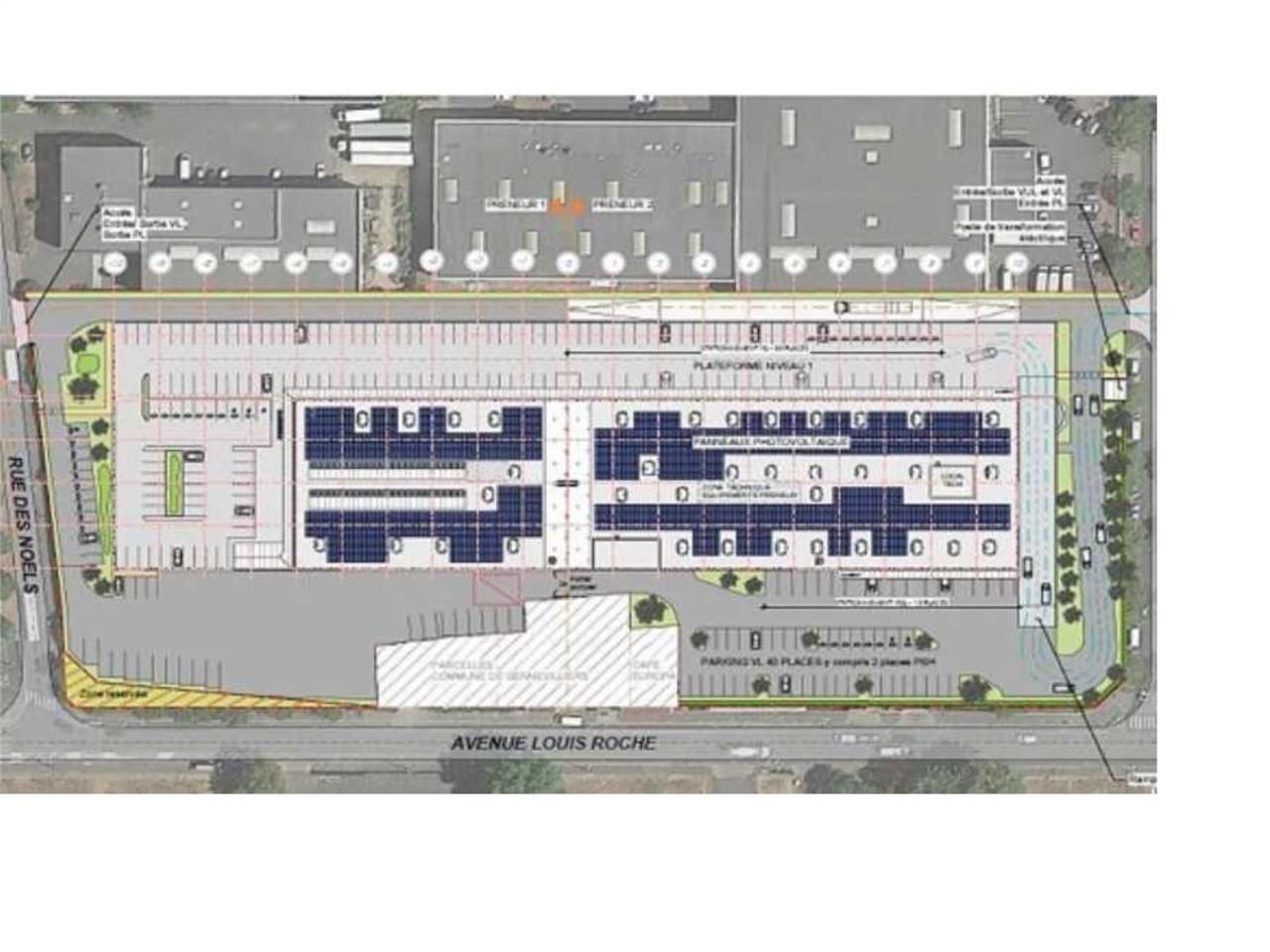 Location entrepots 8228 m² non divisibles