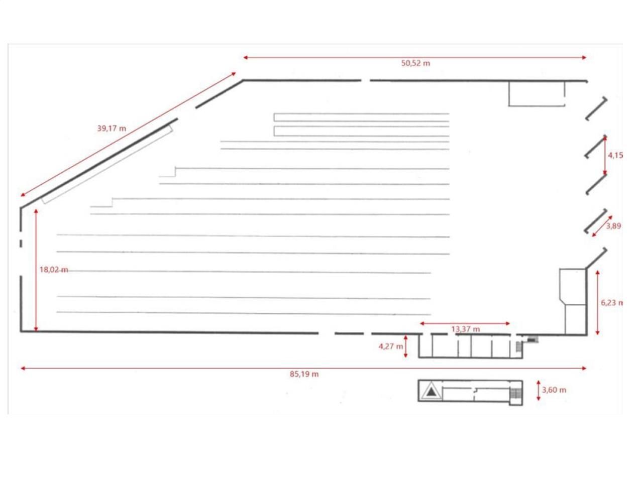 Location entrepots 2831 m² non divisibles
