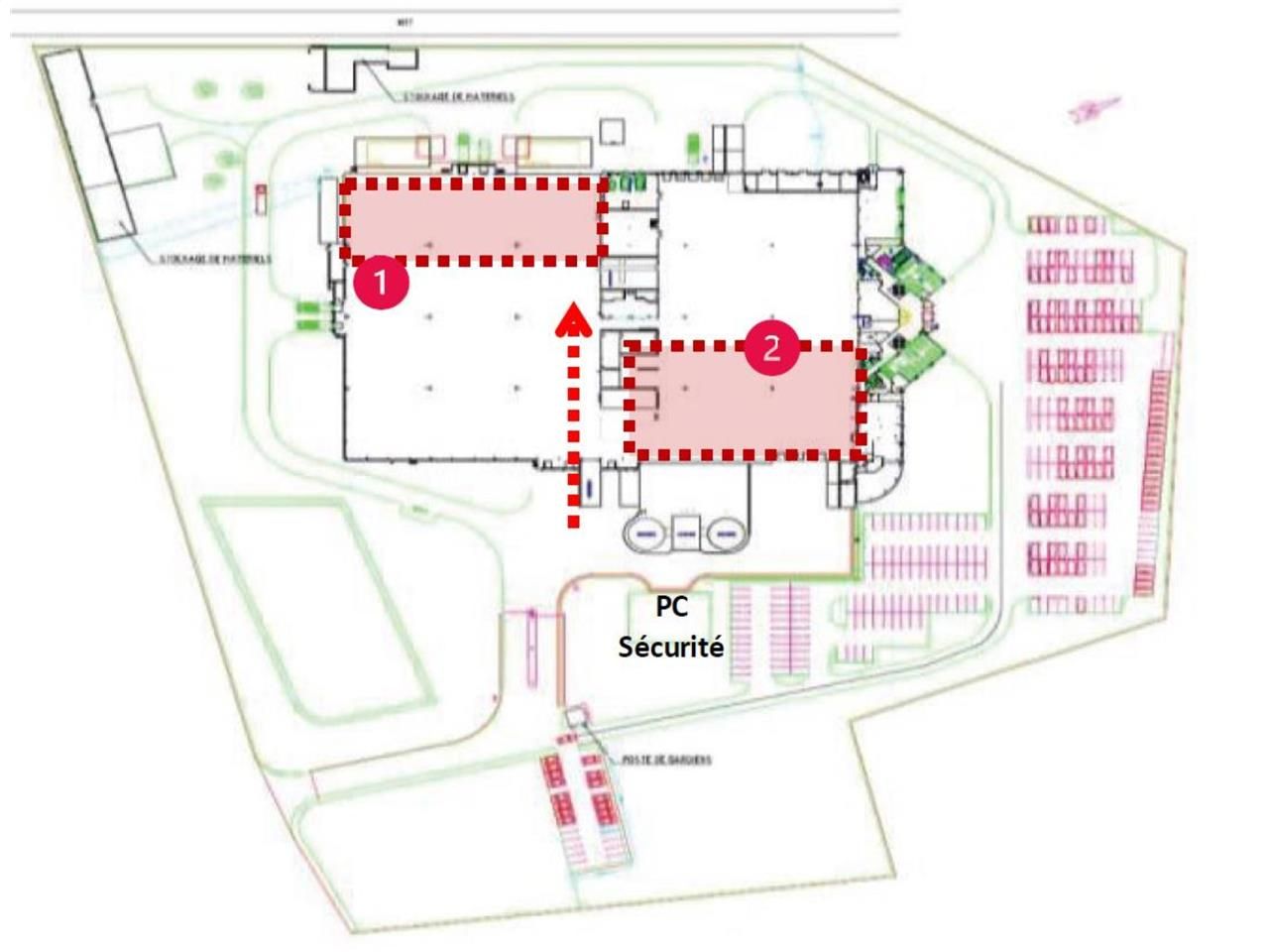 Location entrepots 5939 m² divisibles à partir de 586 m²