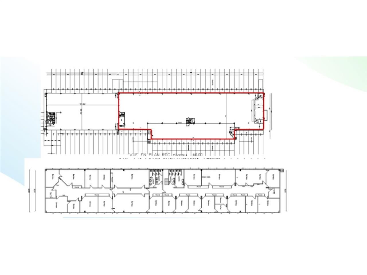 Location entrepots 4249 m² non divisibles