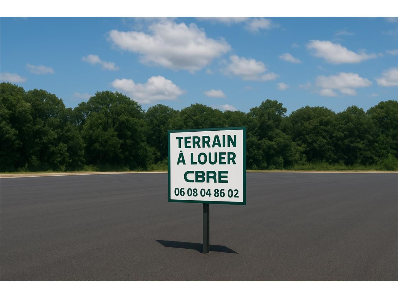 CBRE vous propose à louer, un terrain. Situé sur 
