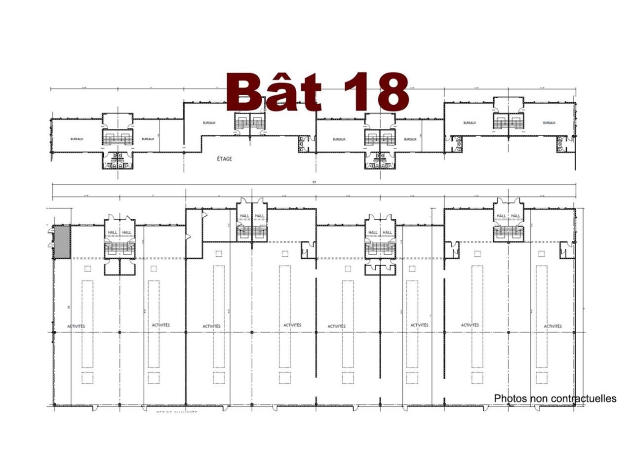 Location entrepots 7634 m² divisibles à partir de 614 m²