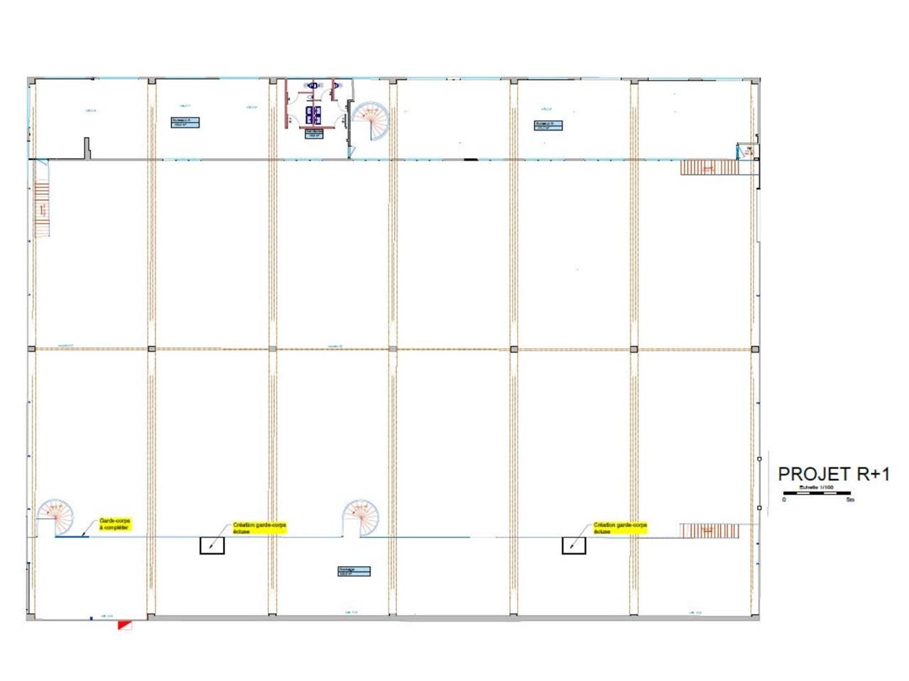 Location entrepots 2732 m² non divisibles
