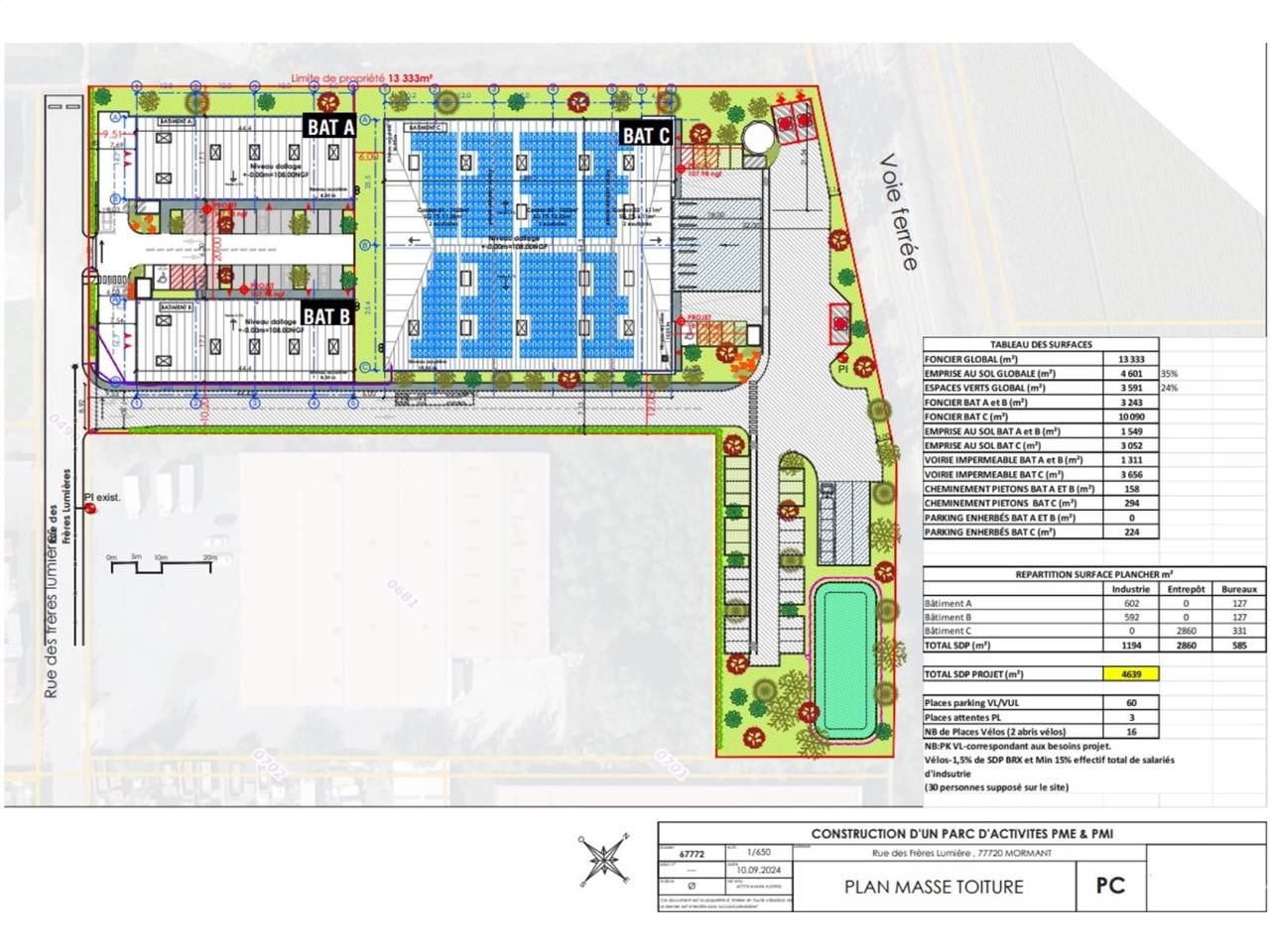 CBRE vous propose à vendre ou à loue un parc d'ac