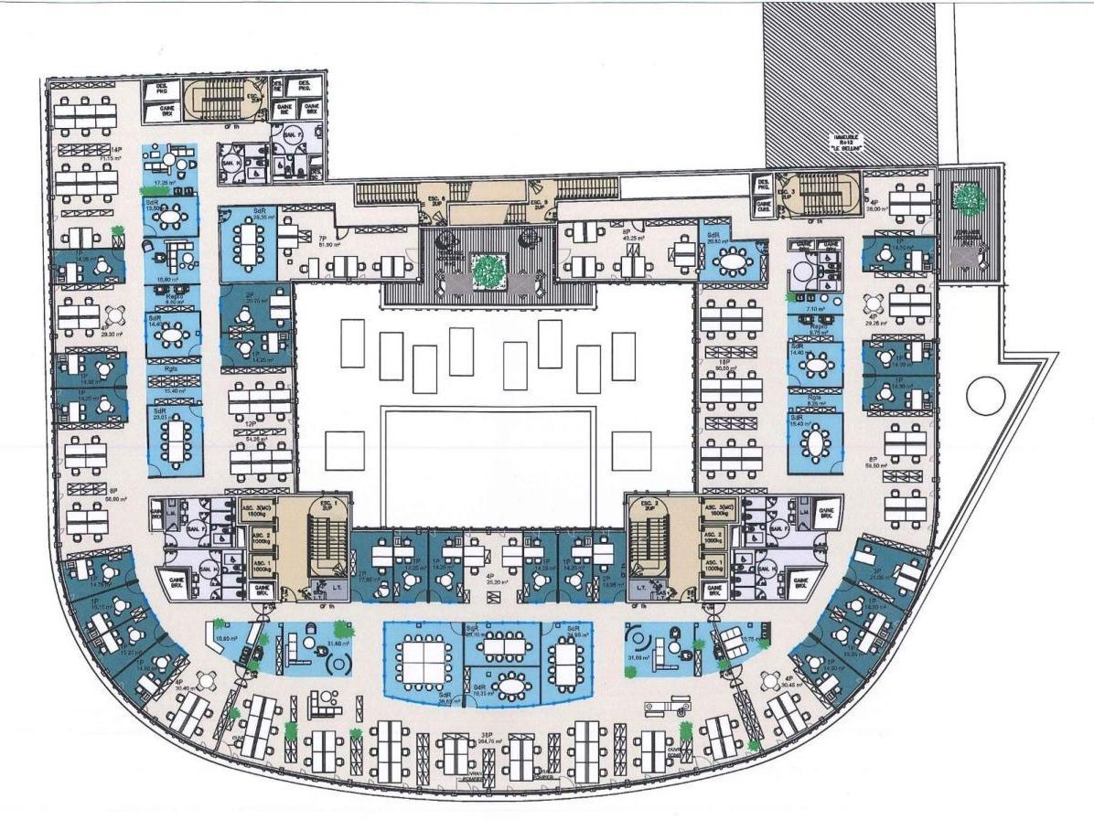 12144 m² pour ce bureaux en location à Puteaux