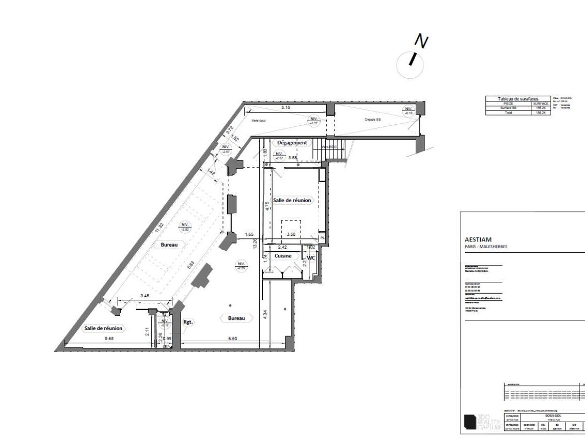 Location bureaux à Paris 75008