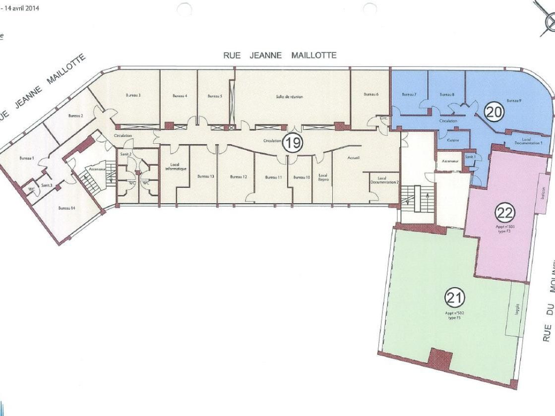 1181.9 m² pour ce bureaux en vente à Lille