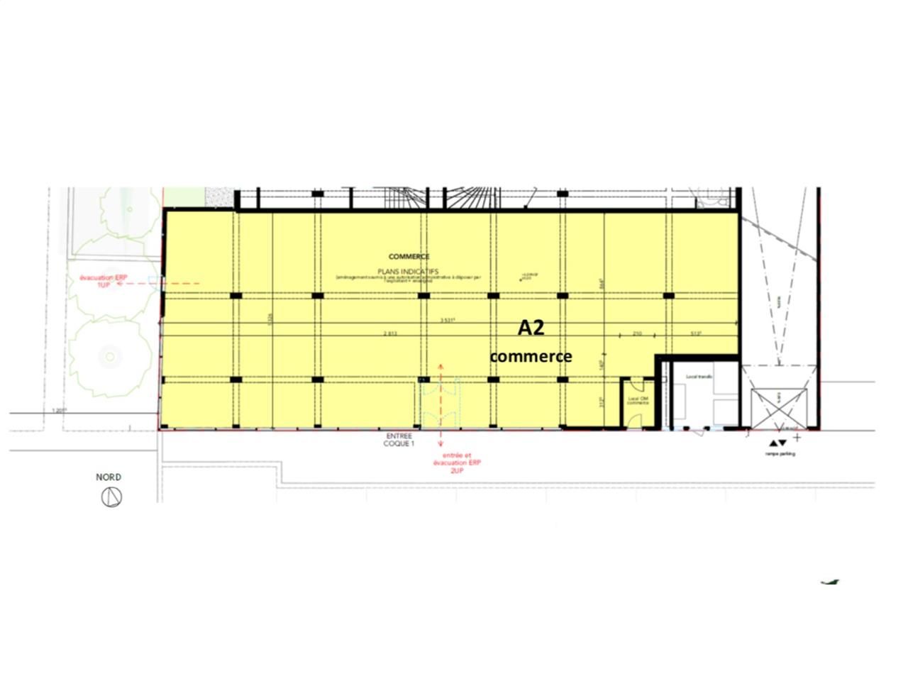 Excellente visibilité - Rez-de-chaussée commercia