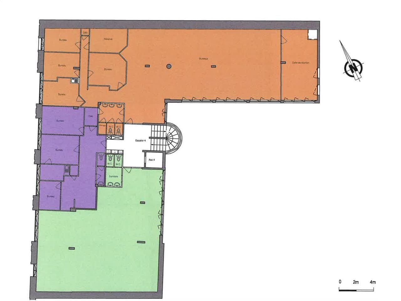 Location bureaux 1441 m² divisibles à partir de 64 m²