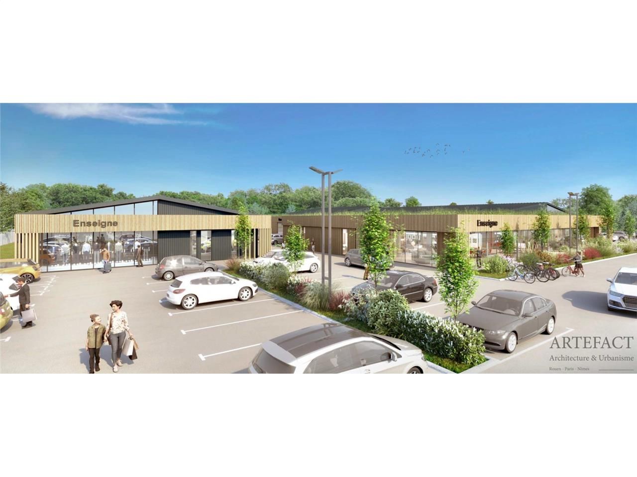 Locaux commerciaux de A LOUER - 4.400 m² divisibl