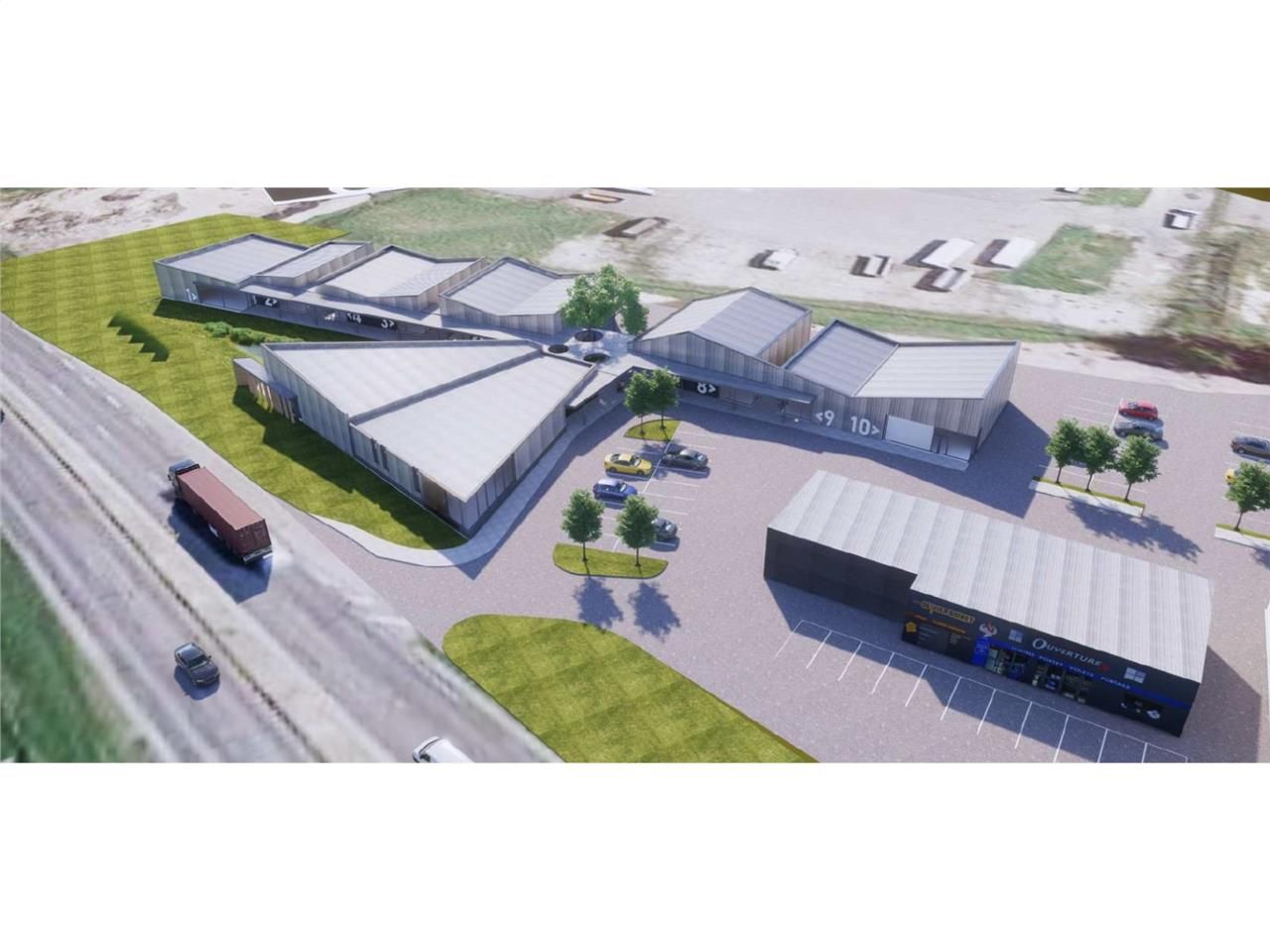 Locaux commerciaux de Cellules commerciales à par