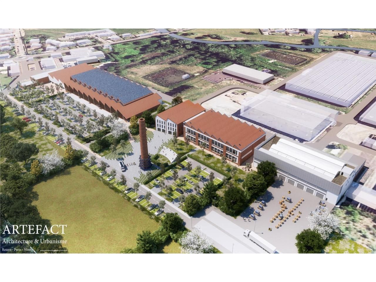 Bureaux et Activités de 13100 m² divisibles à par