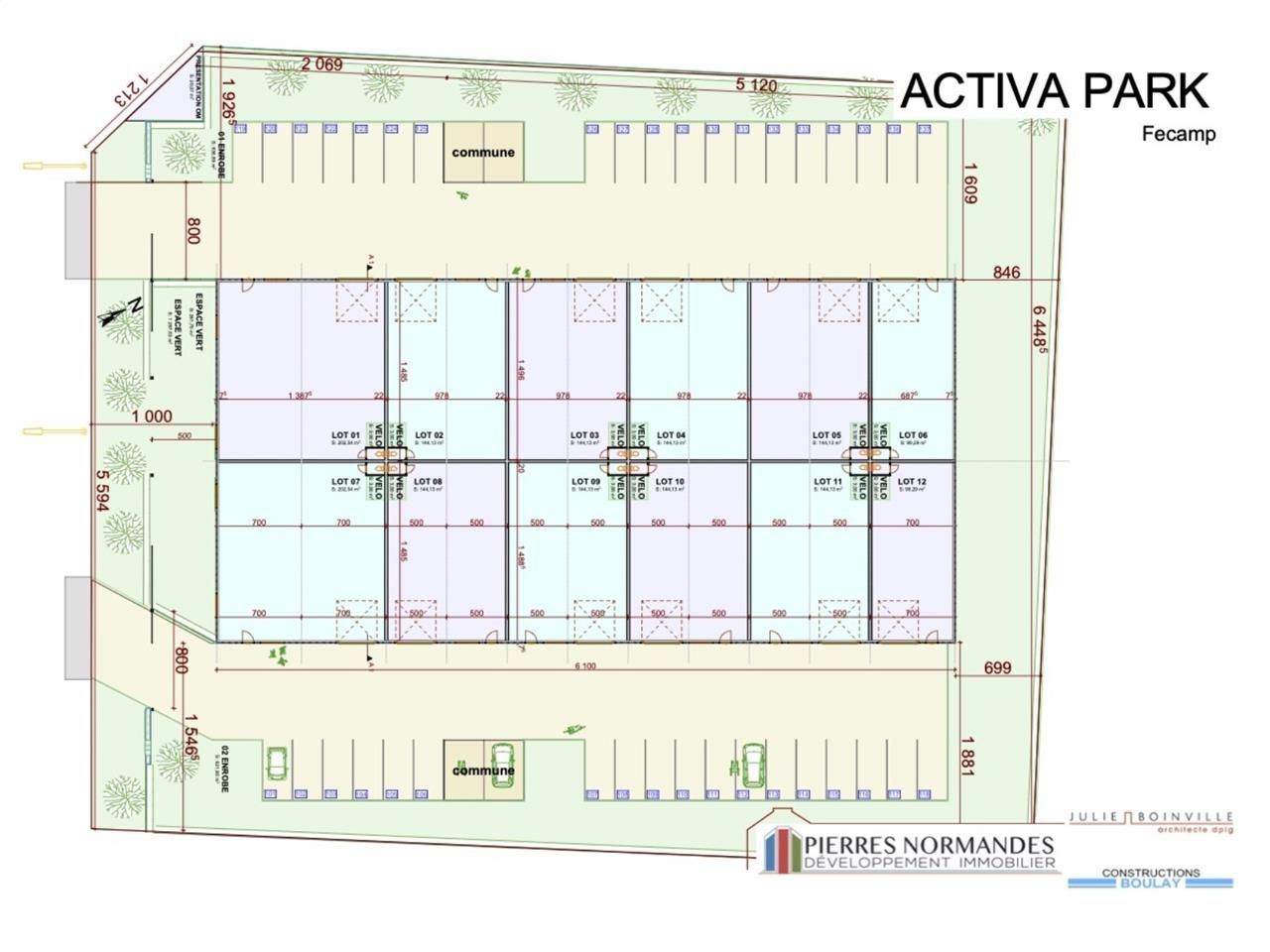 Locaux d'activité de 288 m² divisibles à partir d