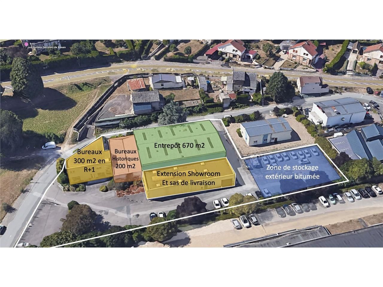 Location entrepots 1470 m² non divisibles