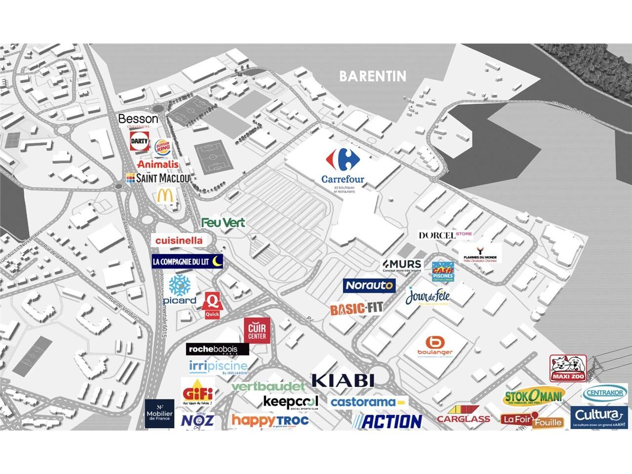 Zone commerciale la plus importante de Haute Norm