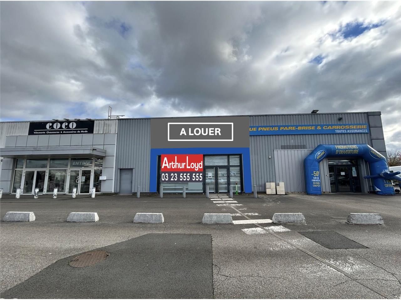 LOCAL COMMERCXIAL A LOUER - 370 M2 - LAON-CHAMBRY