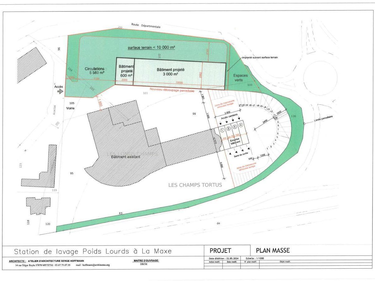 Location Terrains 10400 m² non divisibles 57140 La maxe