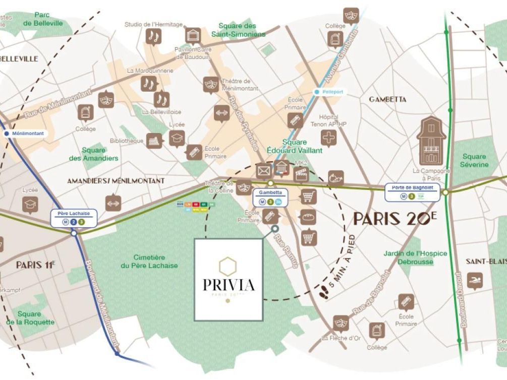 Vente Local commercial 19.2 m² non divisibles 75020 Paris