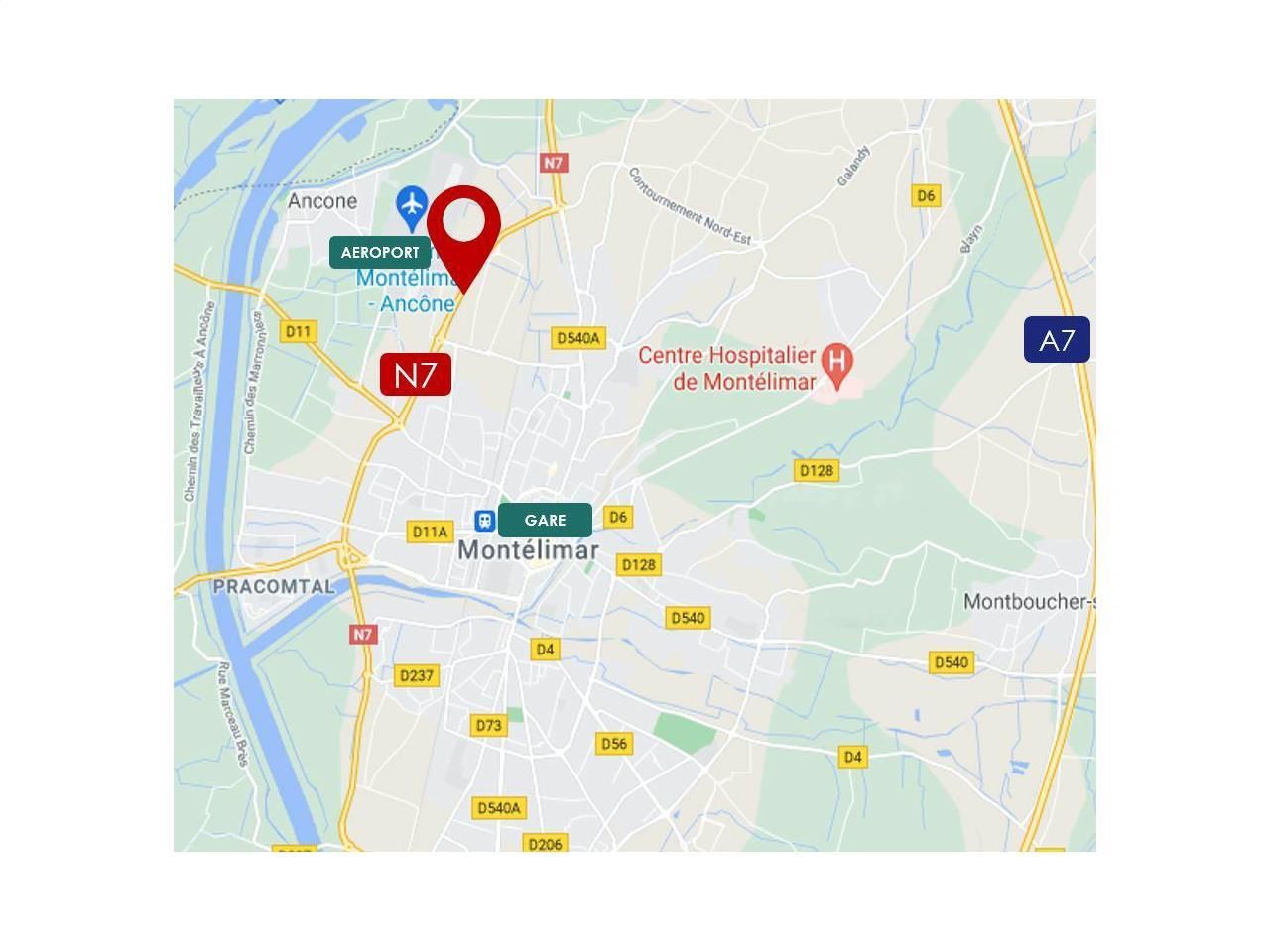 3427 m² pour ce activité en location à Montélimar