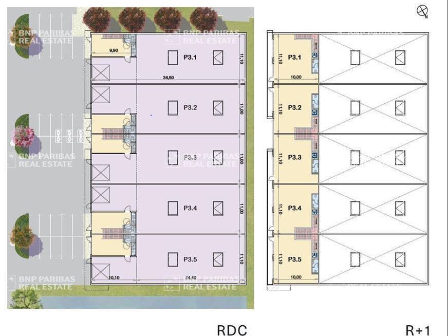 Location PME-PMI 2465 m² divisibles 91140 Villebon-sur-yvette