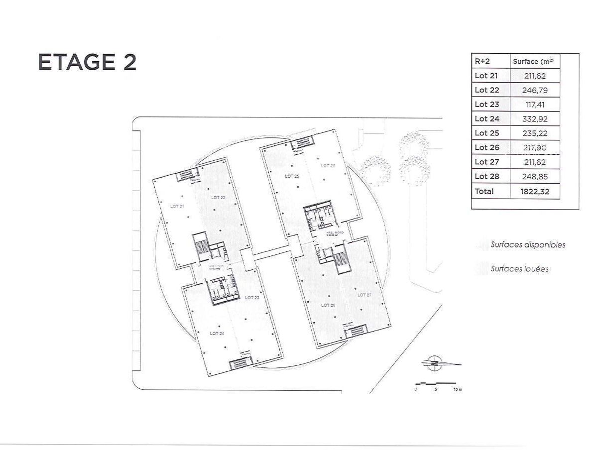 Location Bureaux 333 m² non divisibles 57070 Metz