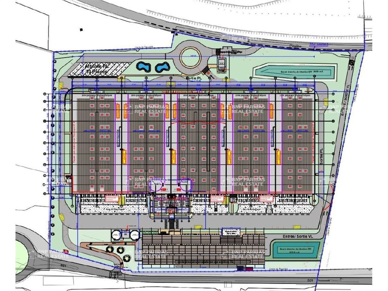 31245 m² pour cetentrepôts classe a en location à Berre-l'étang