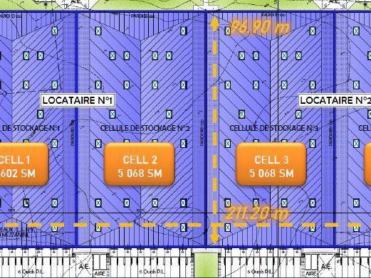 Location entrepôts classe a à Leers 59115
