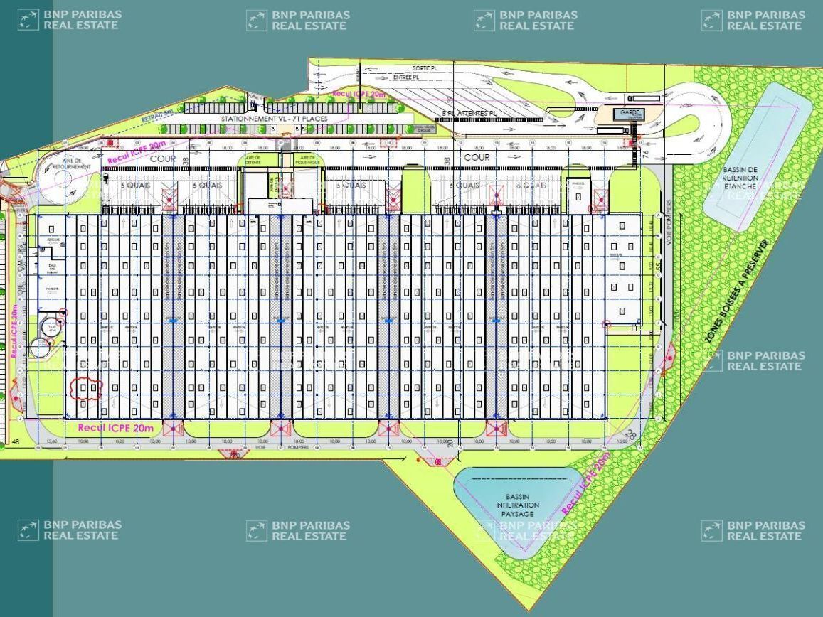 Location Entrepôts classe A 30688 m² non divisibles 54200 Toul