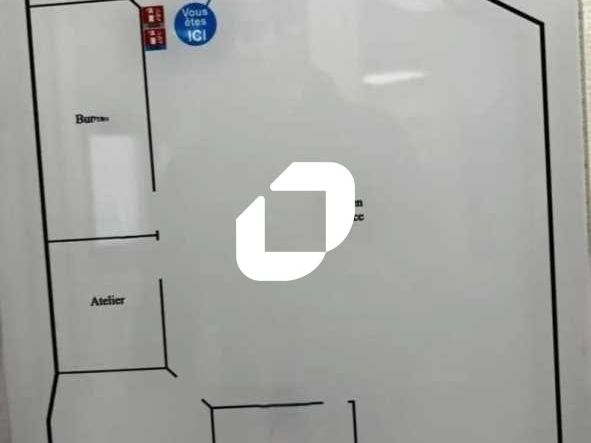 Location bureaux 168 m² non divisibles