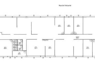 Location bureaux 850 m² non divisibles