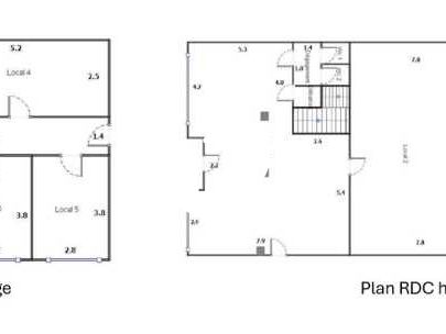 Location entrepots 258 m² non divisibles