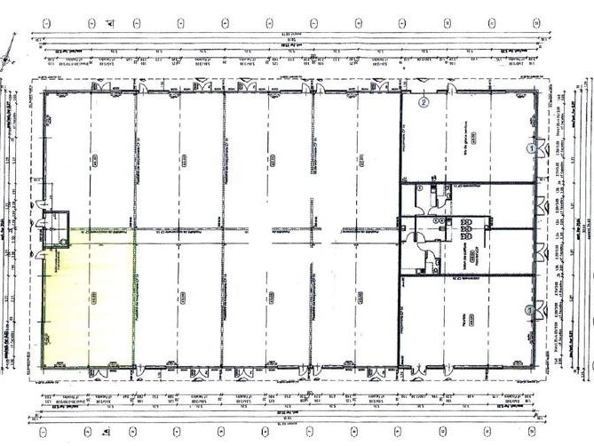 Location locaux commerciaux 168 m² non divisibles