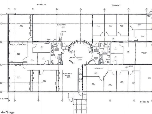 Vente bureaux 1176 m² divisibles à partir de 83 m²