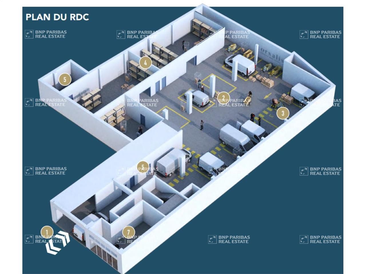 2107 m² pour ce activité en location à Marseille