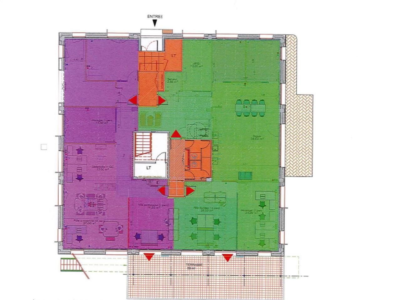 Location Bureaux 188.22 m² non divisibles 59491 Villeneuve-d'ascq