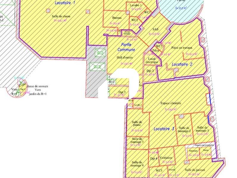 Location bureaux 2130 m² divisibles à partir de 90 m²