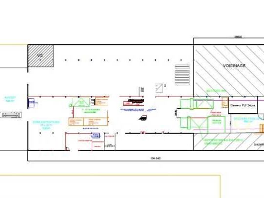 Location entrepots 1212 m² non divisibles
