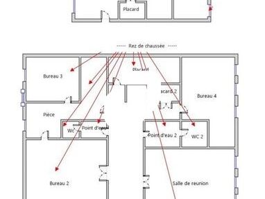 Location bureaux 262 m² non divisibles