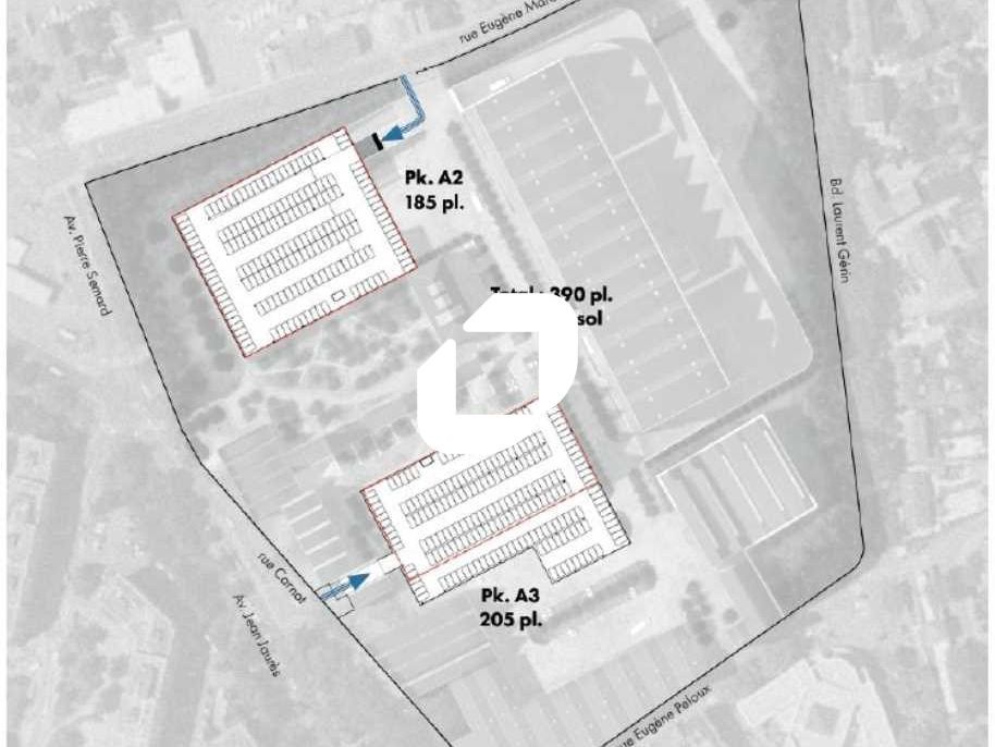 Location entrepots 2570 m² divisibles à partir de 595 m²