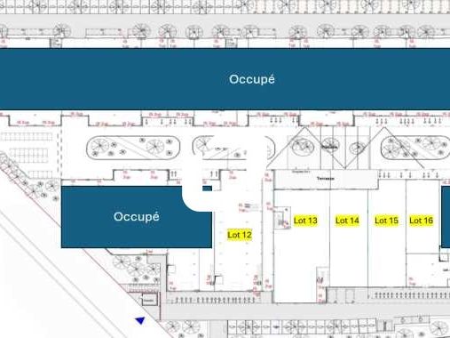 Vente entrepots 2754 m² divisibles à partir de 451 m²