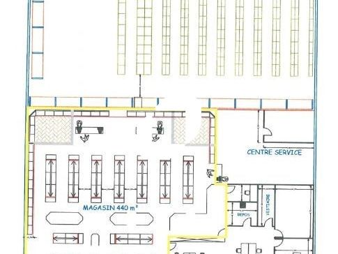 Location entrepots 1167 m² non divisibles