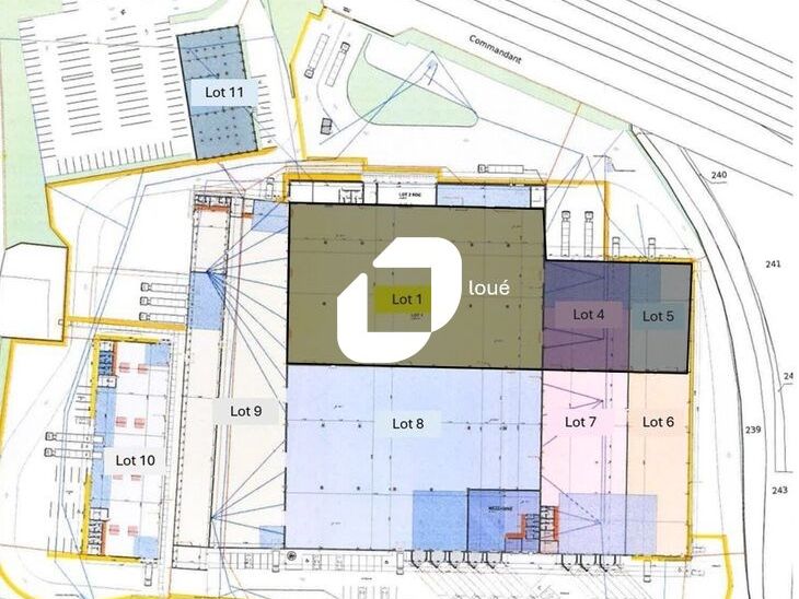 Location entrepots 15050 m² divisibles à partir de 920 m²
