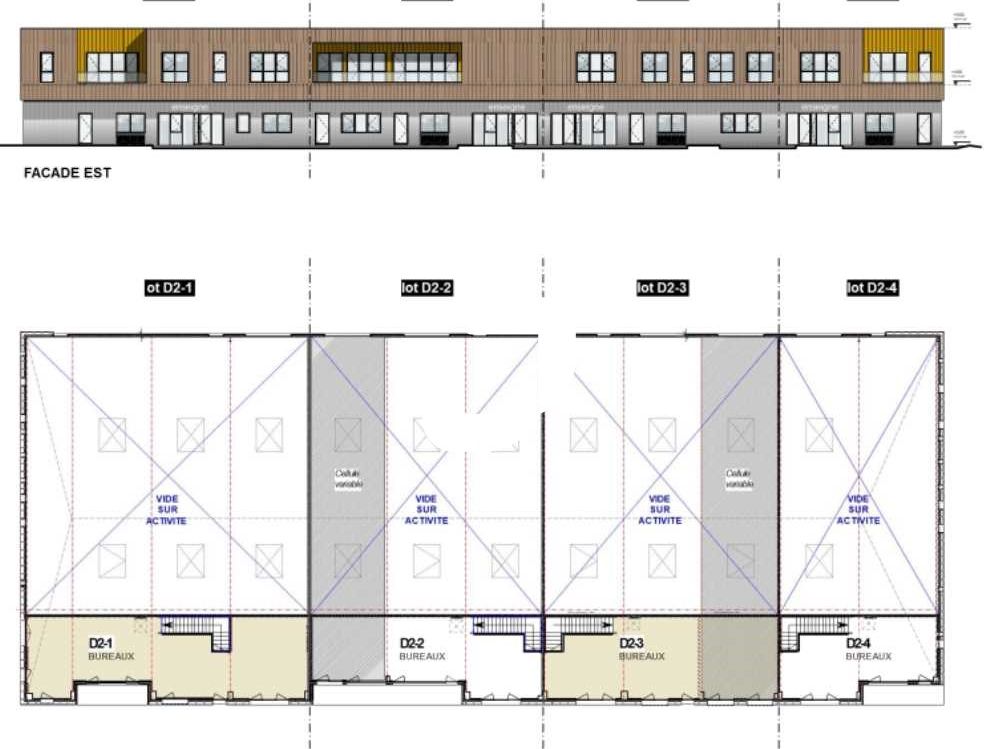 Location entrepots 2276 m² divisibles à partir de 390 m²