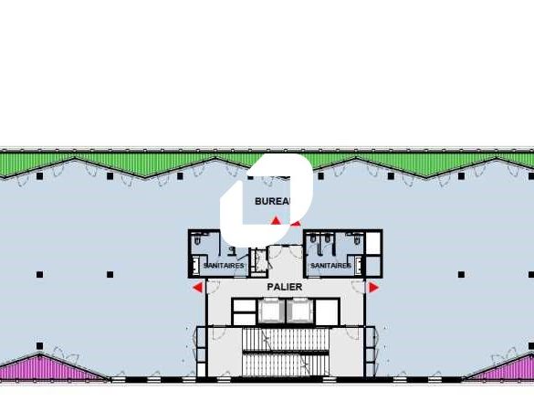 Location bureaux 1089 m² divisibles à partir de 175 m²